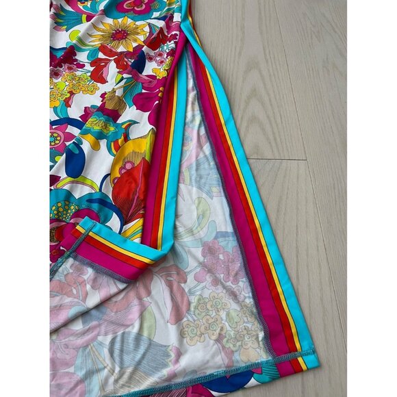 Trina Turk Fontaine Swim Cover Up Pant Floral ( L ) - Picture 8 of 8